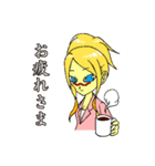 ＠work ～証券会社の女たち編～（個別スタンプ：34）