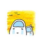 くるまのプップー（ほにゃほにゃVer.）（個別スタンプ：4）