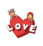 Muslimin＆Muslimah（個別スタンプ：11）