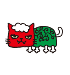 半目の白い猫 02（個別スタンプ：28）