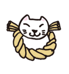 半目の白い猫 02（個別スタンプ：30）