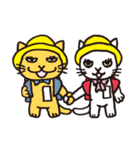 半目の白い猫 02（個別スタンプ：33）