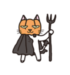 半目の白い猫 02（個別スタンプ：37）