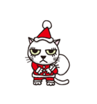 半目の白い猫 02（個別スタンプ：38）