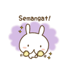 Lucu kelinci (cute rabbit)（個別スタンプ：18）