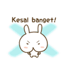 Lucu kelinci (cute rabbit)（個別スタンプ：24）