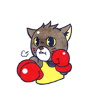 The Boxing Cats（個別スタンプ：1）