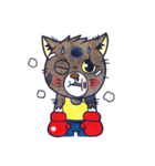 The Boxing Cats（個別スタンプ：4）