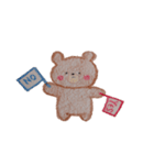 えんぴつくまさん（個別スタンプ：3）