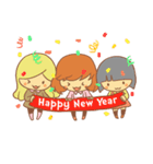 Happy New Year Girls（個別スタンプ：22）