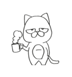 Pui Deadpan Cat（個別スタンプ：1）