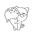 Pui Deadpan Cat（個別スタンプ：3）