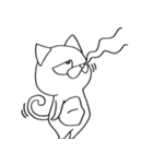 Pui Deadpan Cat（個別スタンプ：11）