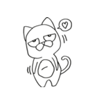 Pui Deadpan Cat（個別スタンプ：16）