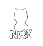 Pui Deadpan Cat（個別スタンプ：17）
