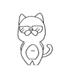 Pui Deadpan Cat（個別スタンプ：18）