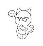 Pui Deadpan Cat（個別スタンプ：19）
