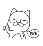 Pui Deadpan Cat（個別スタンプ：33）