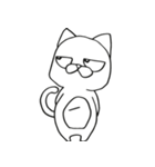 Pui Deadpan Cat（個別スタンプ：35）