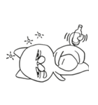 Pui Deadpan Cat（個別スタンプ：40）