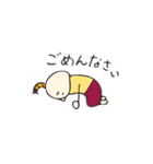 もち侍とおこめつぶ（個別スタンプ：12）