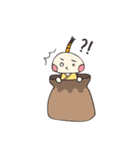 もち侍とおこめつぶ（個別スタンプ：37）