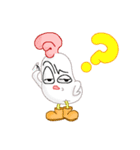 ChiKin - Cute and funny white chicken（個別スタンプ：24）