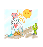 ChiKin - Cute and funny white chicken（個別スタンプ：32）