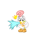 ChiKin - Cute and funny white chicken（個別スタンプ：34）