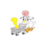 ChiKin - Cute and funny white chicken（個別スタンプ：36）