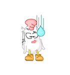 ChiKin - Cute and funny white chicken（個別スタンプ：37）