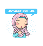 Flower Hijab : Daily Talk (EN)（個別スタンプ：5）