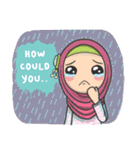 Flower Hijab : Daily Talk (EN)（個別スタンプ：18）