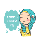 Flower Hijab : Daily Talk (EN)（個別スタンプ：24）
