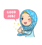 Flower Hijab : Daily Talk (EN)（個別スタンプ：27）