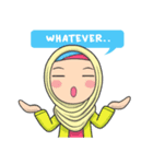 Flower Hijab : Daily Talk (EN)（個別スタンプ：31）