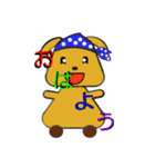 バンダナ犬（個別スタンプ：9）