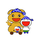 バンダナ犬（個別スタンプ：13）