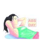Fit Girl（個別スタンプ：1）