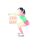 Fit Girl（個別スタンプ：2）