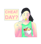 Fit Girl（個別スタンプ：4）