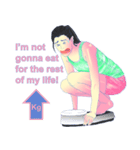 Fit Girl（個別スタンプ：6）