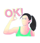 Fit Girl（個別スタンプ：11）