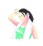 Fit Girl（個別スタンプ：16）