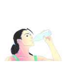 Fit Girl（個別スタンプ：17）
