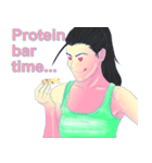 Fit Girl（個別スタンプ：18）