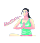 Fit Girl（個別スタンプ：22）