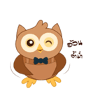 Happy Owl Family 2（個別スタンプ：4）