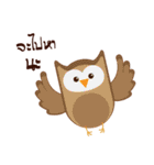 Happy Owl Family 2（個別スタンプ：15）