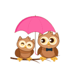 Happy Owl Family 2（個別スタンプ：39）